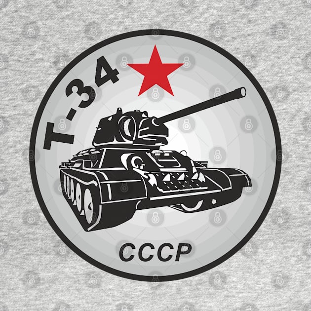 Soviet medium tank T-34 by FAawRay